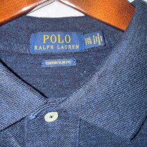 Polo by Ralph Lauren Men's Mesh Navy Slim Fit Polo Shirt Size 2XL XXL